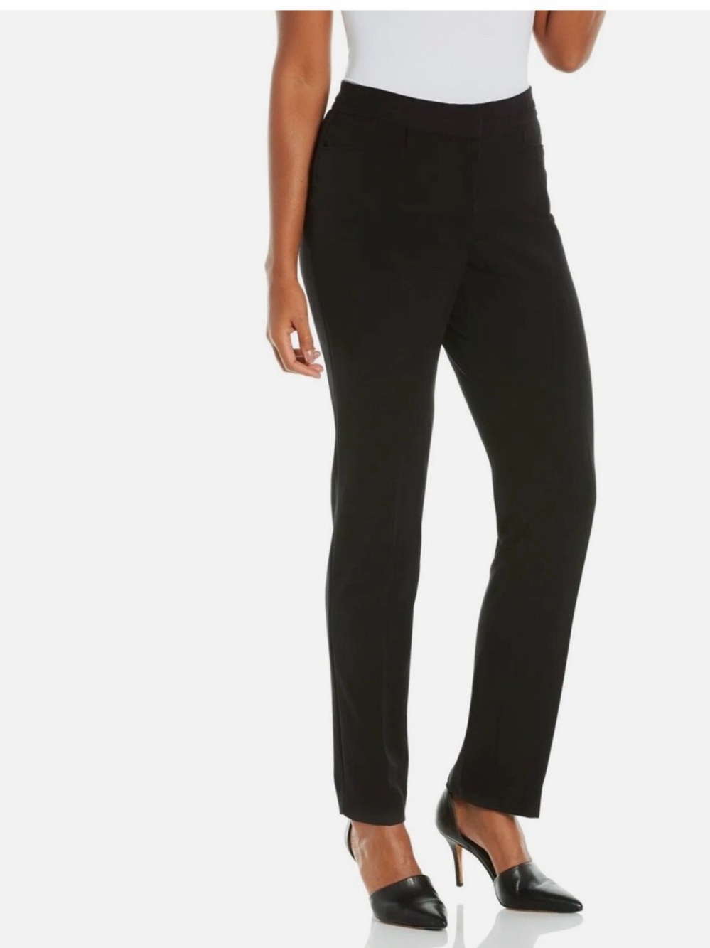 NWT Rafaella Curvy Stretch Dress Pants with Defined Waist.